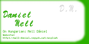 daniel mell business card